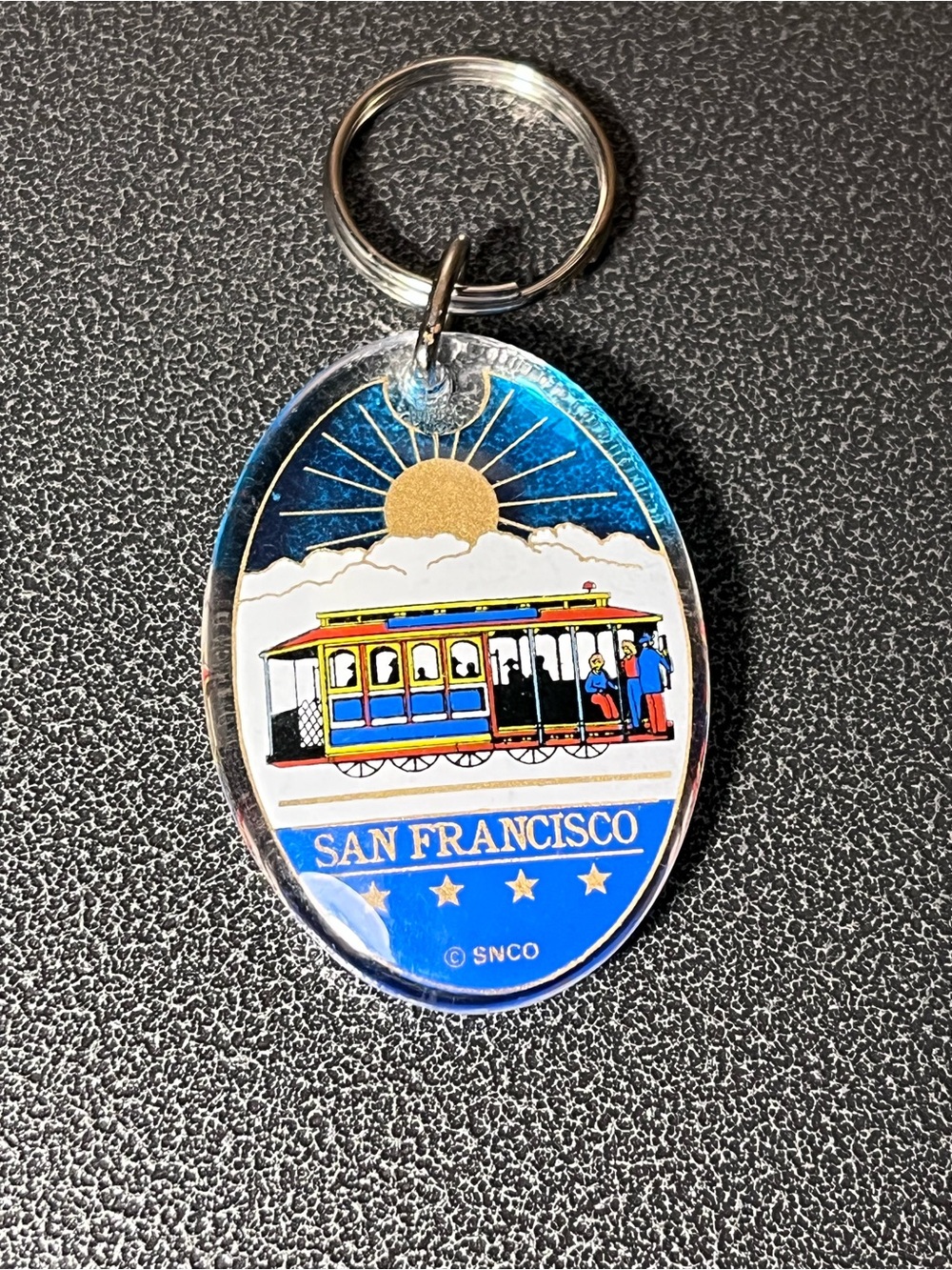 San Francisco Cable Car Keychain, Travel, Souvenirs, Memorabilia